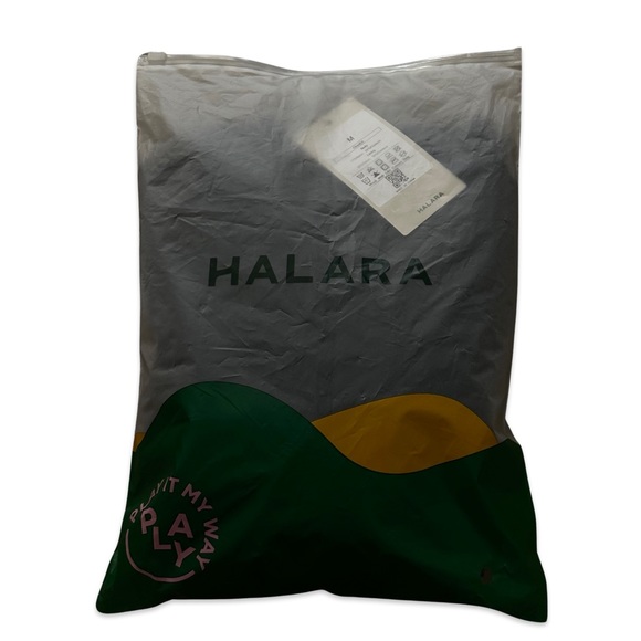 Halara Mini Flare Dress M Cloudful Square Neck Corset Backless 2-in-1 Black NWT - Picture 8 of 8